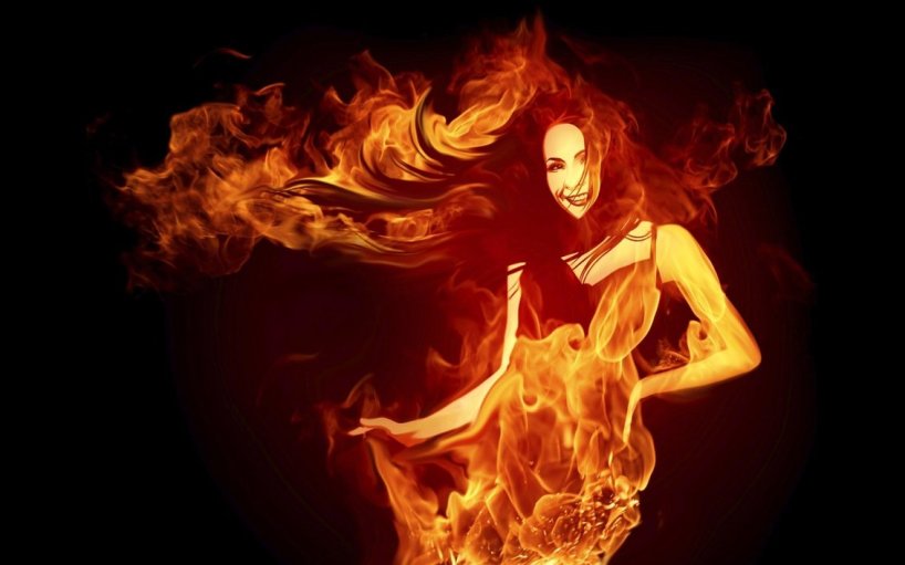 woman_on_fire_by_yasinargu-d5tc33i